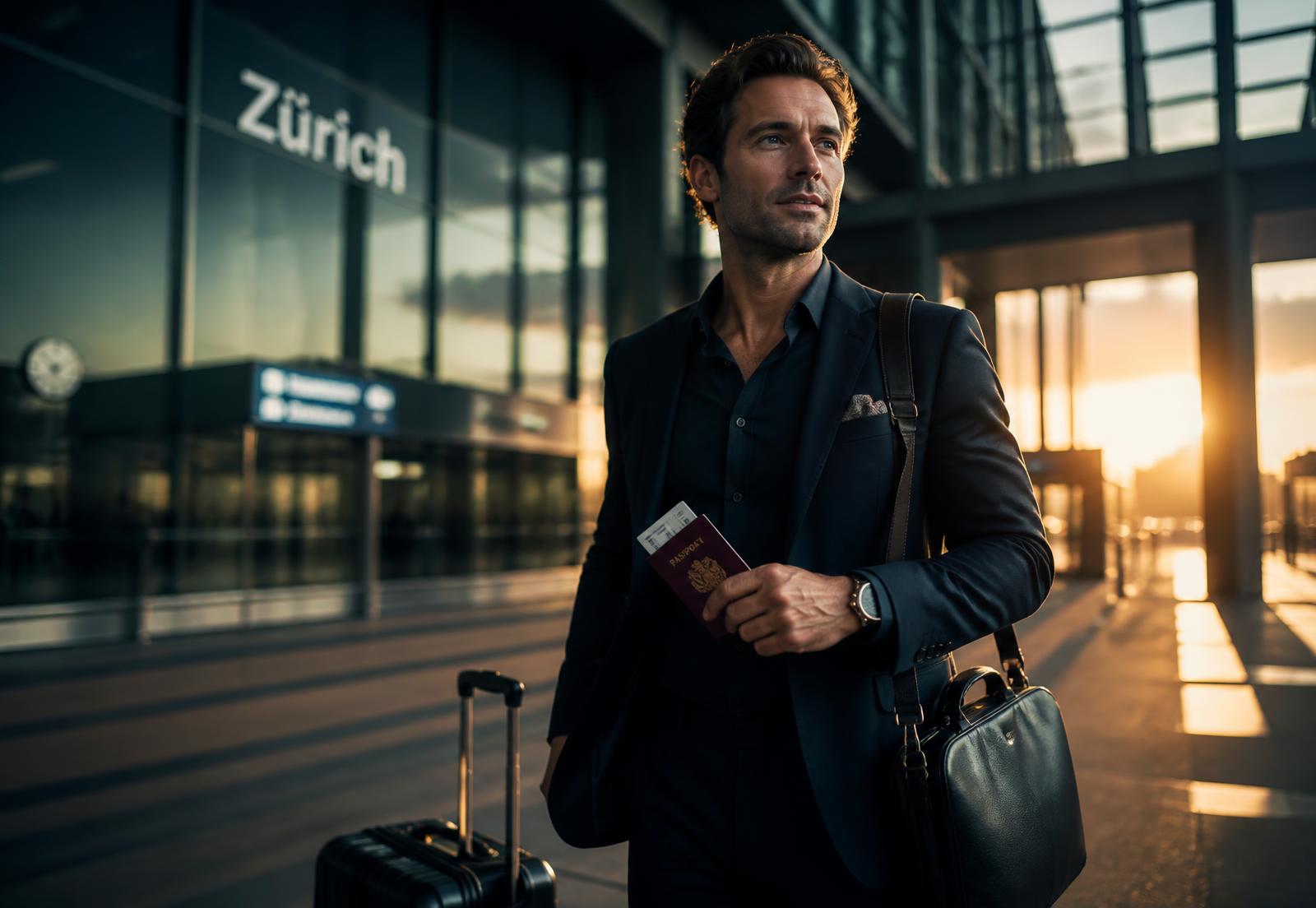 Professional travelling to Europe on a work visa arranged by Migrato Dream Jobs